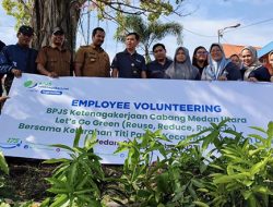 Melalui Employee Volunteering, BPJS Dukung Penghijauan Lingkungan
