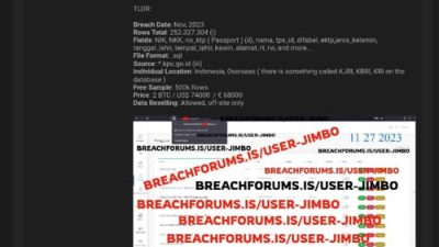 204 Juta Data DPT Dikhawatirkan Bocor! Hacker Diduga Nyamar Jadi Admin KPU
